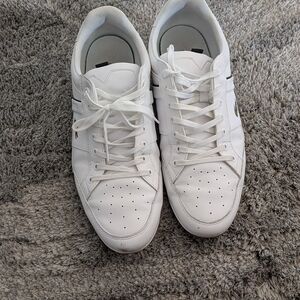 White Sneakers with Logo